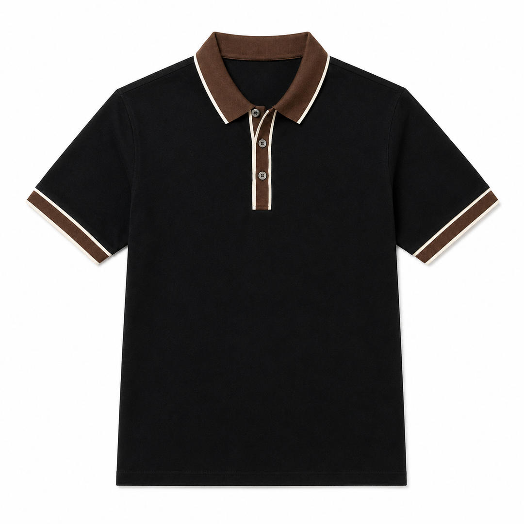 Elegant herreskjorte i strikket lyocell, ideell som kortermet sommerskjorte eller for business casual.