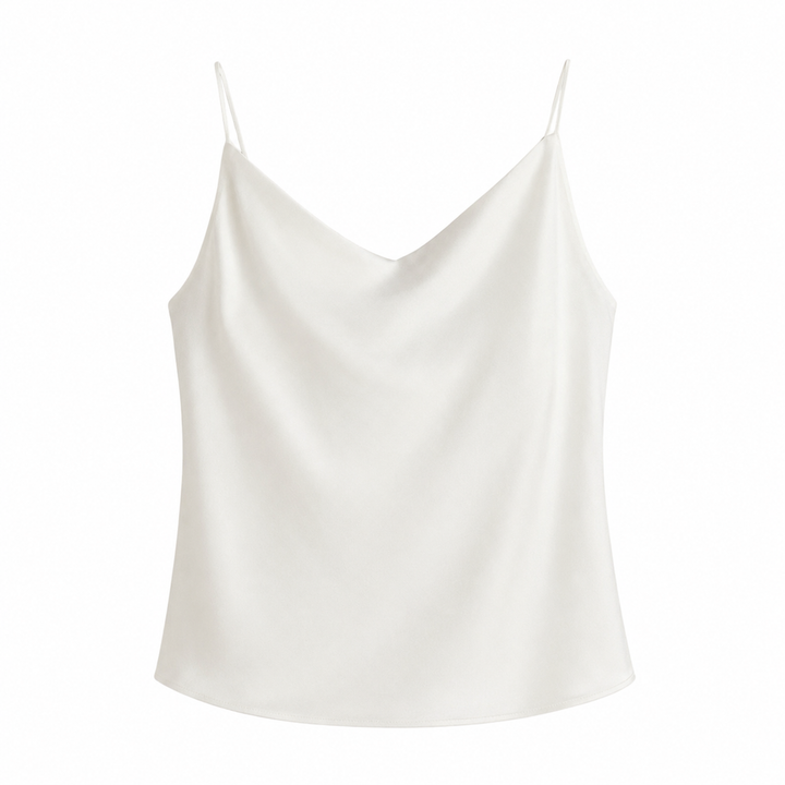 Feminin elegant stroppetopp for dame, ideell som festtopp eller stilig hverdagstopp.