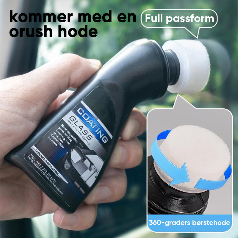 Langvarig anti-dugg beskyttelse for bilruter og speil, garanterer klart syn og sikkerhet over tid.