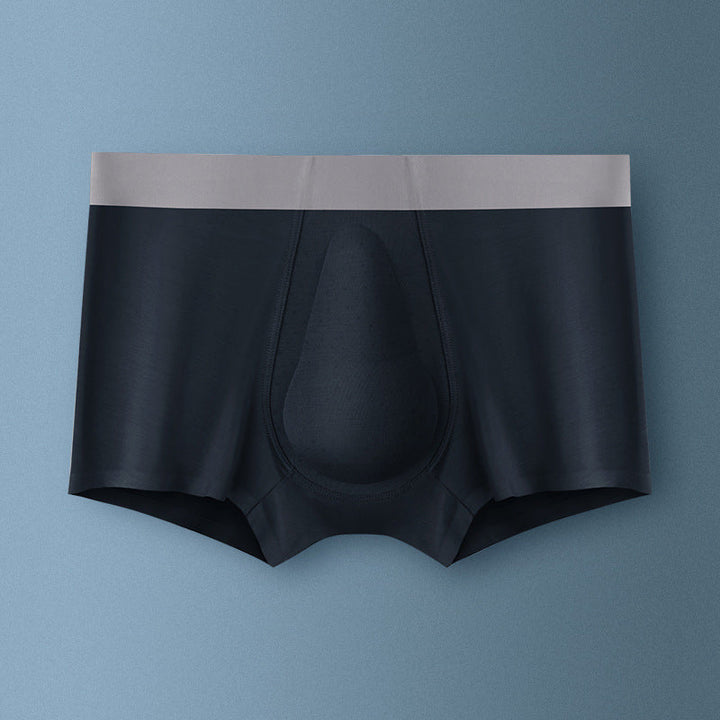 Sett med fargerike menns boksershorts; kombinerer komfort, støtte og pusteevne.