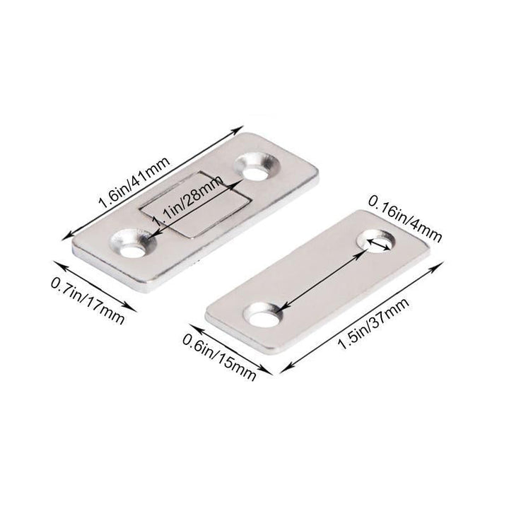 Praktisk magnetisk lukker for møbler. Sikrer skap og skuffer enkelt, usynlig og uten borehull.