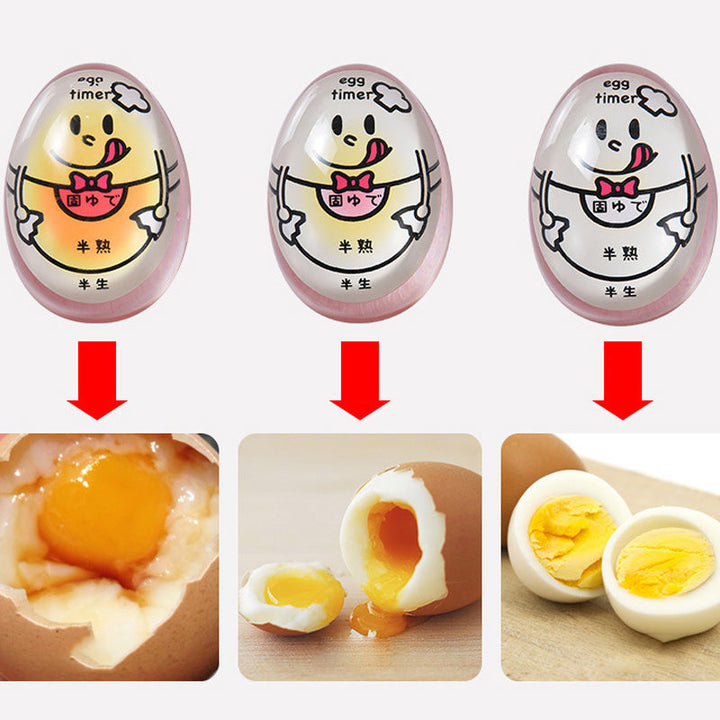 Kjøkkenets smarteste eggtimer; fargeskiftende resin for perfekt resultat hver gang.