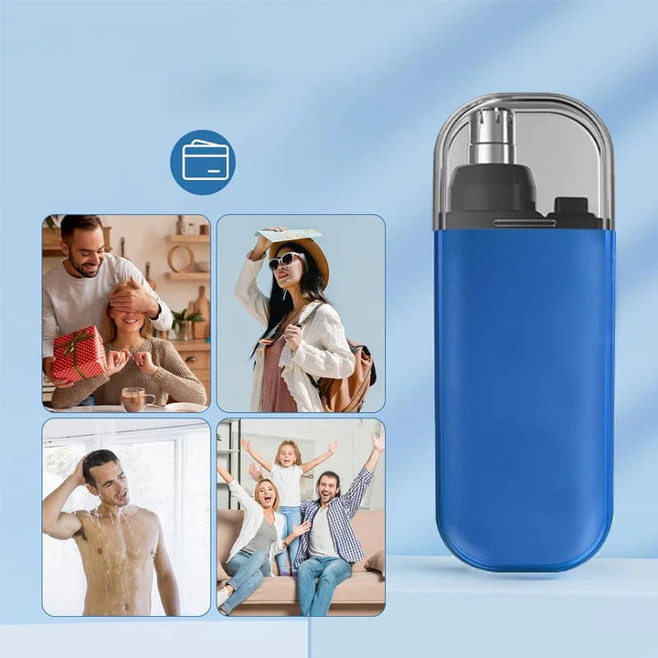Stilfull unisex nesehårtrimmer med slankt design, for moderne personlig pleie og skjønnhet.