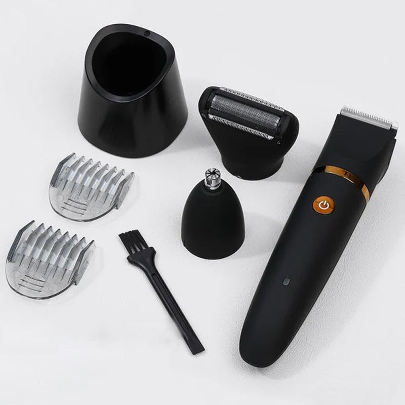 Smart 3-i-1 kroppstrimmer for menn, perfekt for en komplett grooming-rutine.
