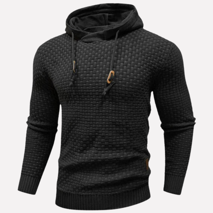 Myk og avslappet herre hettegenser. Perfekt basic genser for casual look.