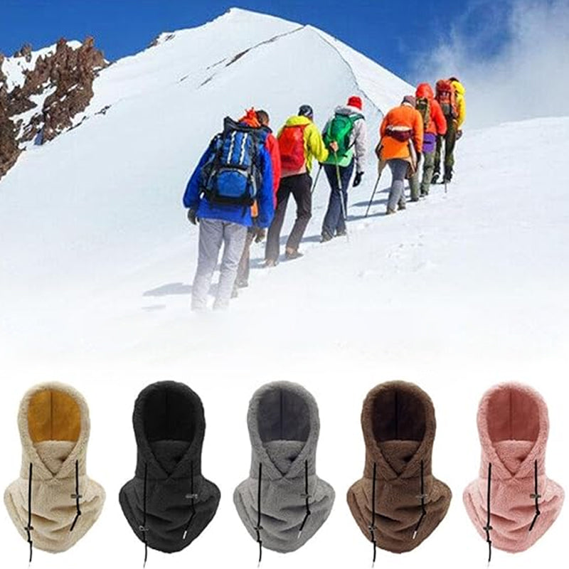 Vinterklar unisex balaklava. Varm hette beskytter ansikt, hode og nakke mot kulde og vind.