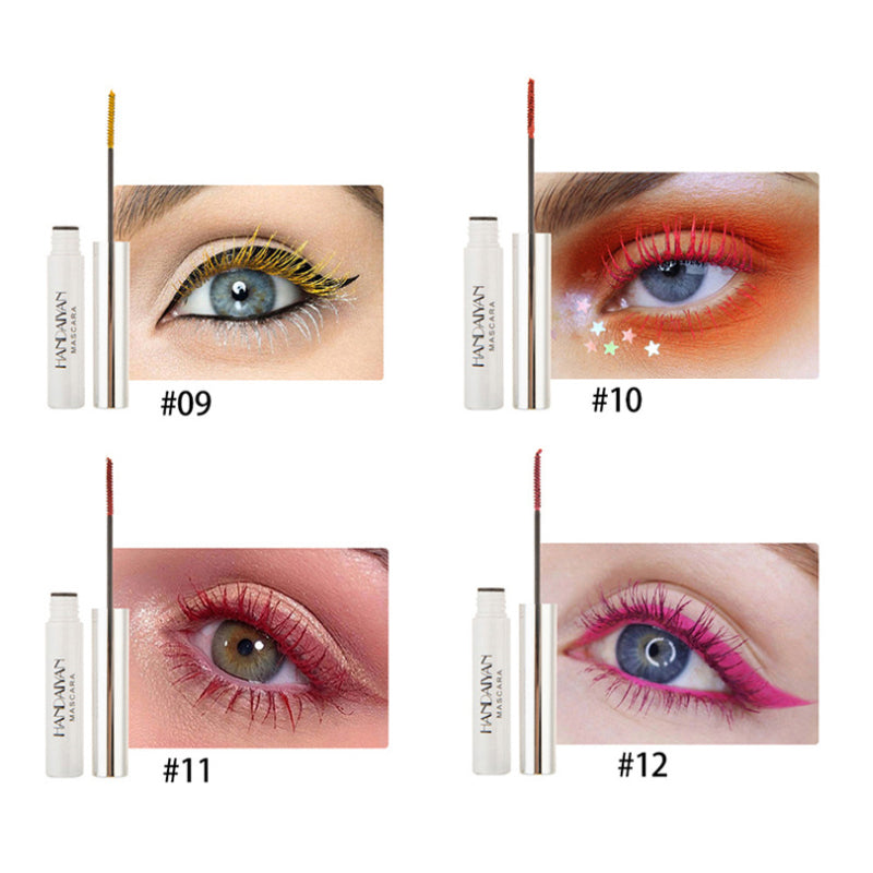 Vannfast fargerik mascara i flere nyanser. Perfekt for lengre, volumøse vipper.
