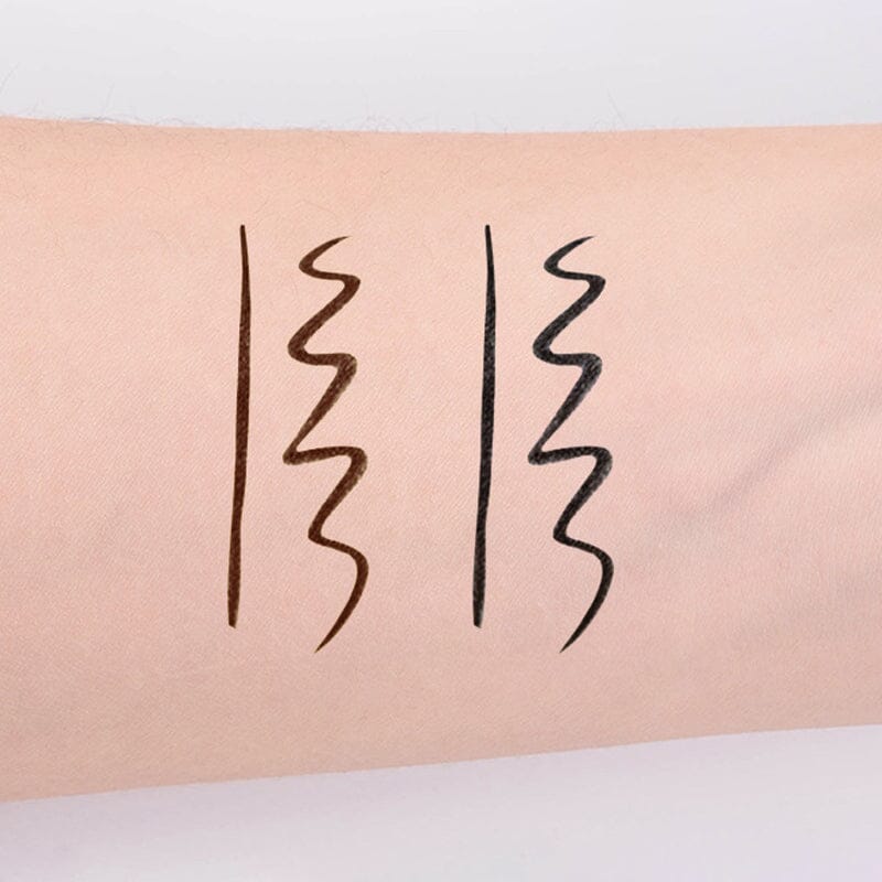 Vanntett eyeliner motstår vann og svette. Hurtigtørkende, langvarig kosmetikk for øyesminke.