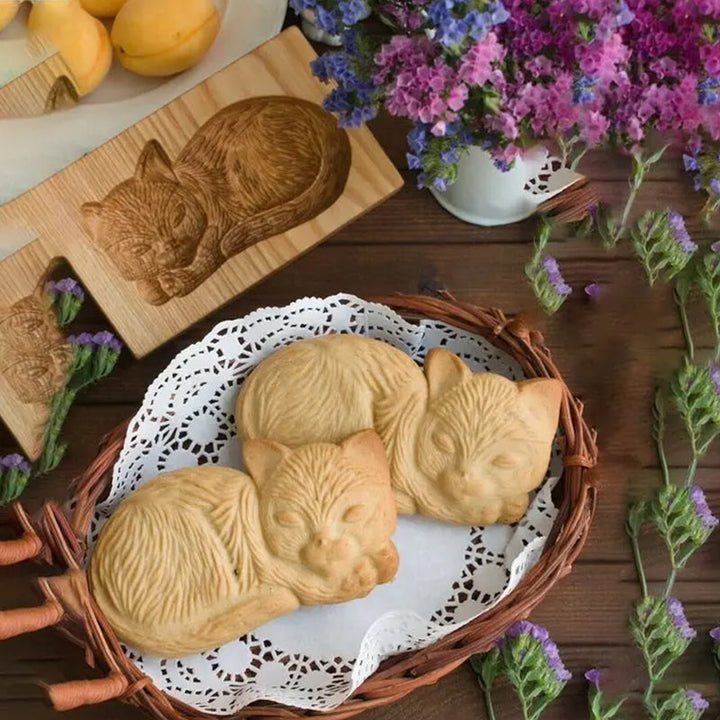Barnas baking: morsom trekakeform for kreative julekaker og spennende former.