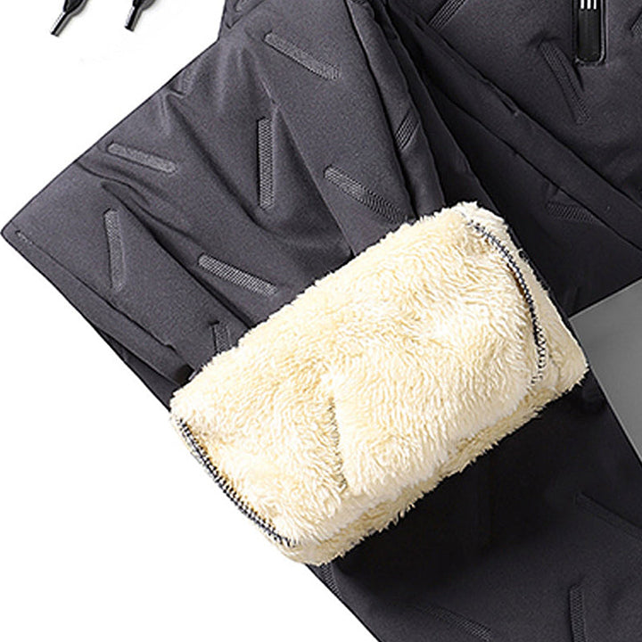 Tykke, komfortable unisex vinterbukser i fleece for maks varme og hverdagsbruk.