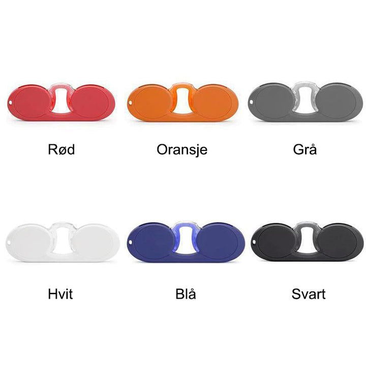 Unisex, armløse multifokale lesebriller av plast. Perfekt for komfortabel lesing, synshjelp og portabel bruk.