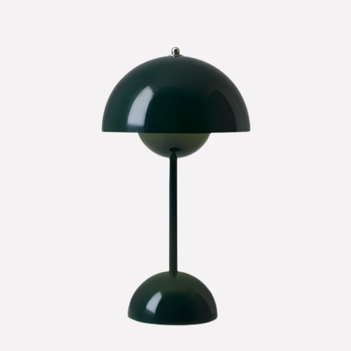 Moderne dimbar LED bordlampe, ideell interiørdekorasjon og funksjonelt stemningslys.