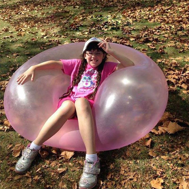 Oppblåsbar gigantisk bubble ball for utelek, rivbestandig og perfekt for aktivitet og barnas moro.