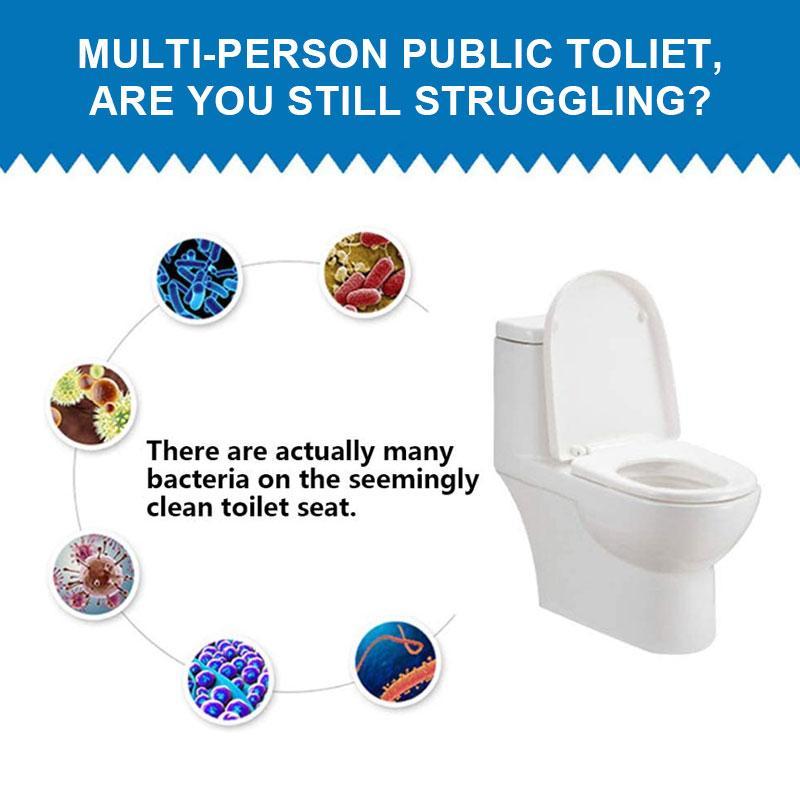 Pakke med engangs toalettsetetrekk for optimal hygiene og beskyttelse ved reise og hverdagsbruk.