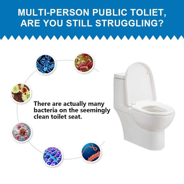 Pakke med engangs toalettsetetrekk for optimal hygiene og beskyttelse ved reise og hverdagsbruk.
