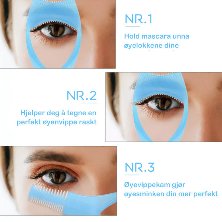 Unngå flekker og klumper med dette smarte mascara skjoldet for øyevippene.