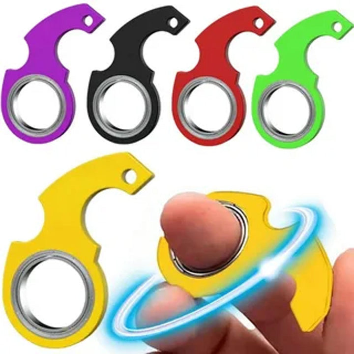 Ergonomisk designet fidget spinner nøkkelring for bedre konsentrasjon.