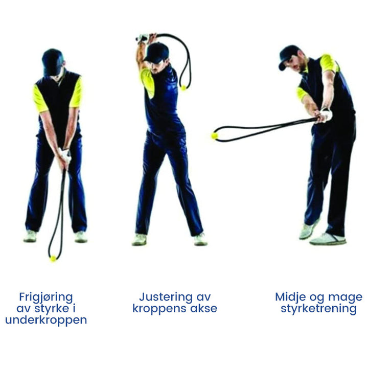 Effektivt øvingsutstyr for golf: Svingtrener forbedrer nøyaktighet og teknikk for golfspillere.