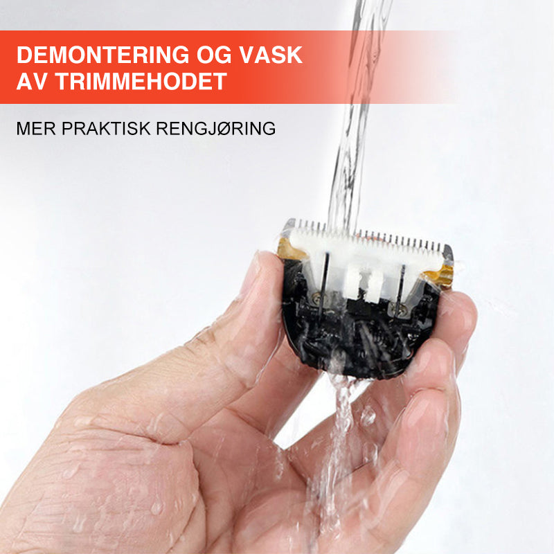 Trådløs hundetrimmer med lavt støynivå, perfekt for stressfri pelspleie av alle raser.
