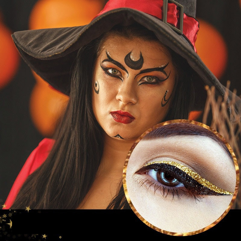 Spar tid med gjenbrukbare klistremerker for perfekt kattøye eyeliner og falske vipper, rask påføring.