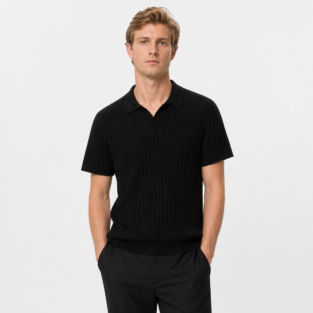 Klassisk herre polo i 100% Lyocell, elegant og komfortabel for business casual antrekk.