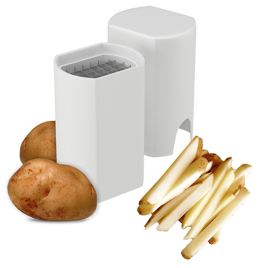 Sikker og solid potetkutter for jevne og perfekte pommes frites. Et uunnværlig kjøkkenredskap for alle.