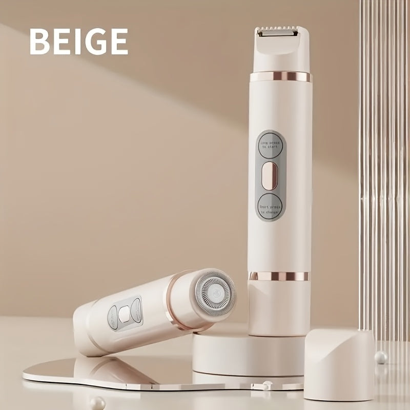 PureSilk trådløs kvinnetrimmer for skånsom hårfjerning, USB-oppladbar, glatt hud.