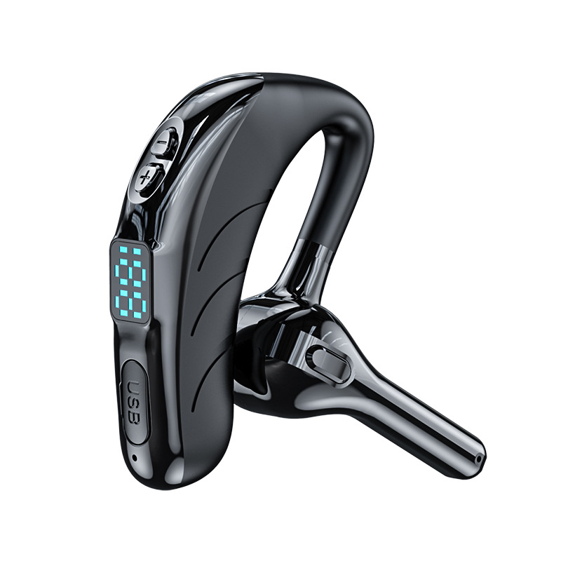 Kontrollknapper på X13 trådløse headset. Enkel justering av volum og sporvalg.