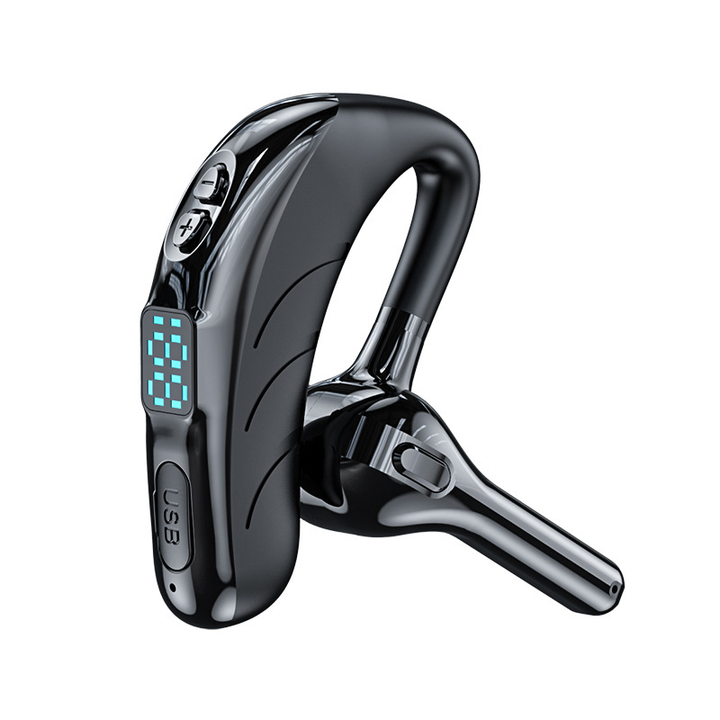Kontrollknapper på X13 trådløse headset. Enkel justering av volum og sporvalg.