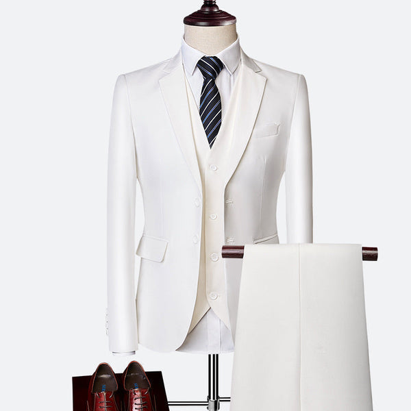 Menns luksus 3-delt slim fit dress. Fargerik og moderne dresspakke for herre.