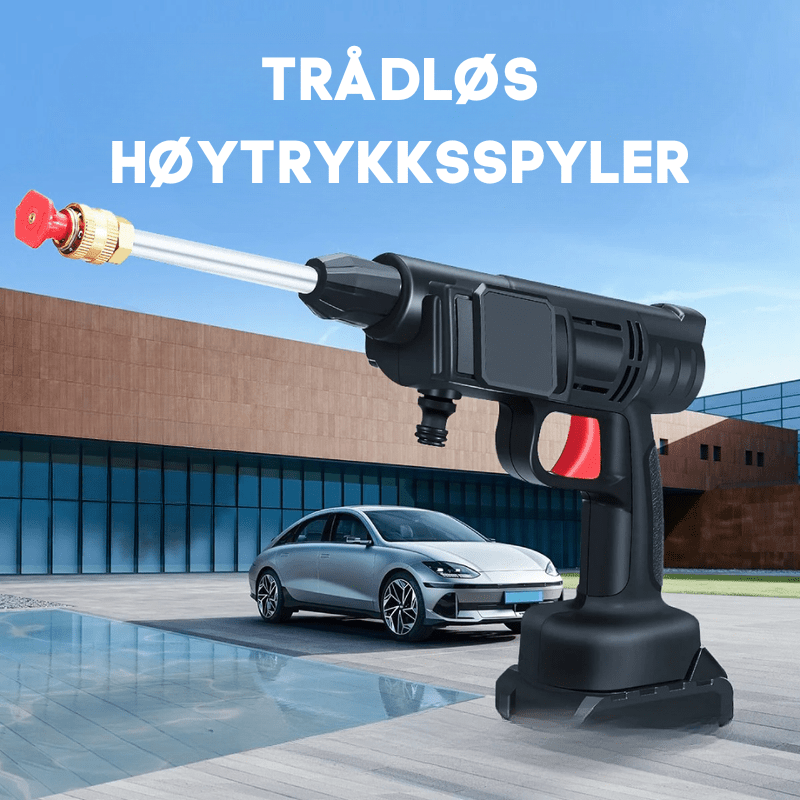 WashMate trådløs høytrykkspyler, kraftig og bærbar trykkvasker for effektiv rengjøring.