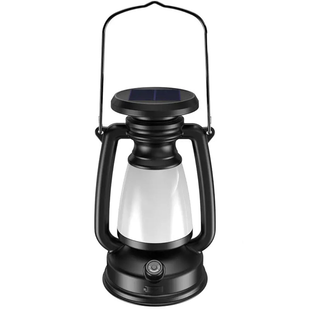 Smart dimbar campinglykt. Bruker solcellekraft og USB, perfekt som portabelt lys på tur.