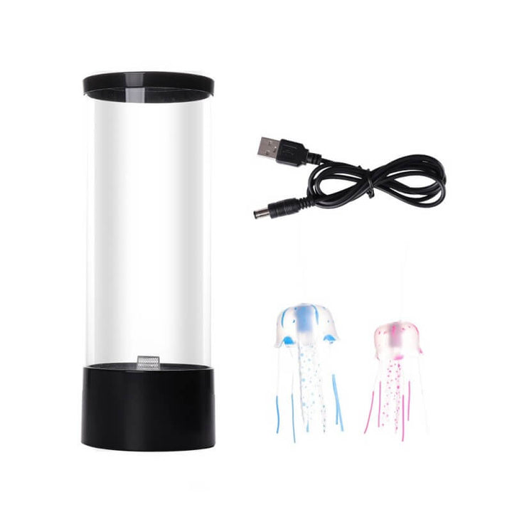 Livaktig manetlampe med glidende fargeskiftende LED-lys, en beroligende og moderne hjemmedekor for alle.