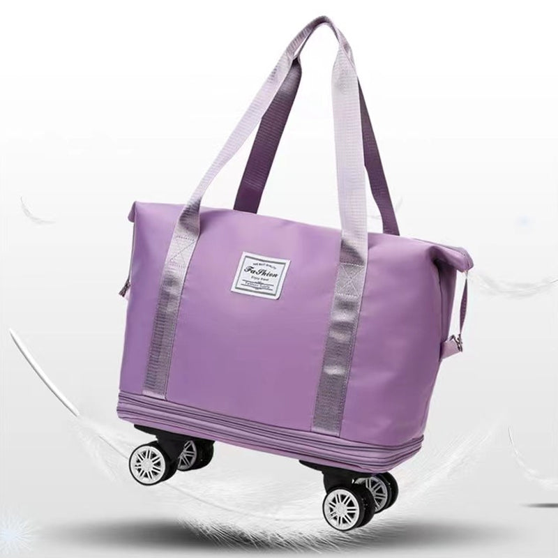 Lett og fasjonabel gymbag for kvinner, perfekt som reiseveske med stor kapasitet.