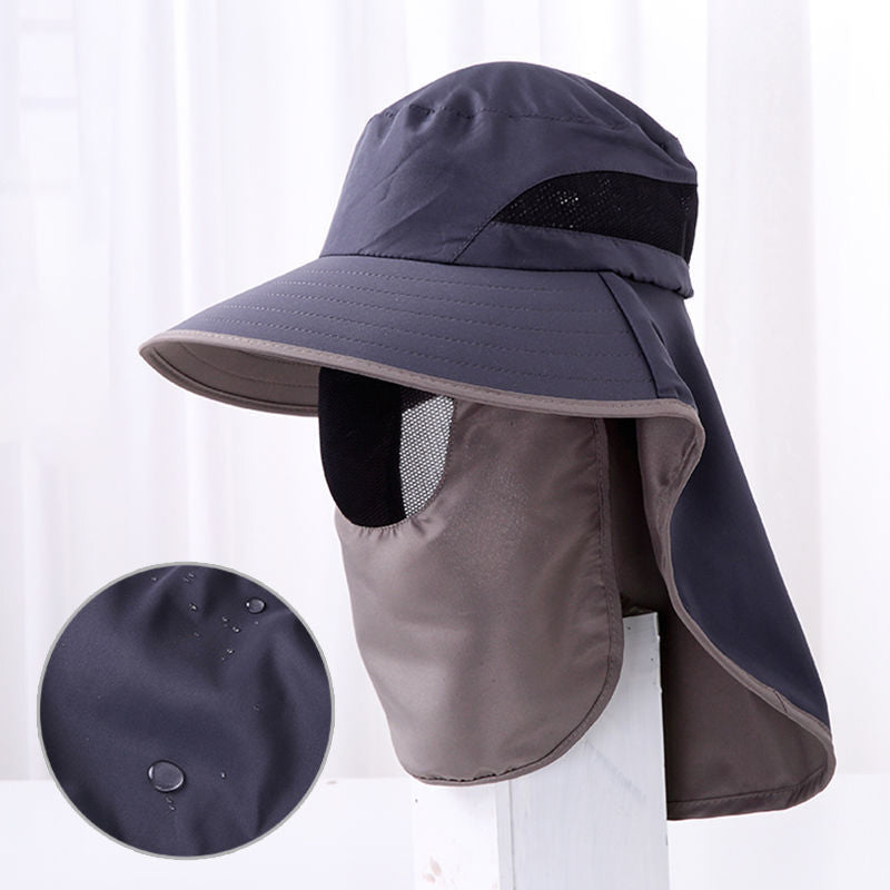 Allsidig unisex solhatt med UV-beskyttelse, sammenleggbar for enkel transport til strand, fjell eller by.