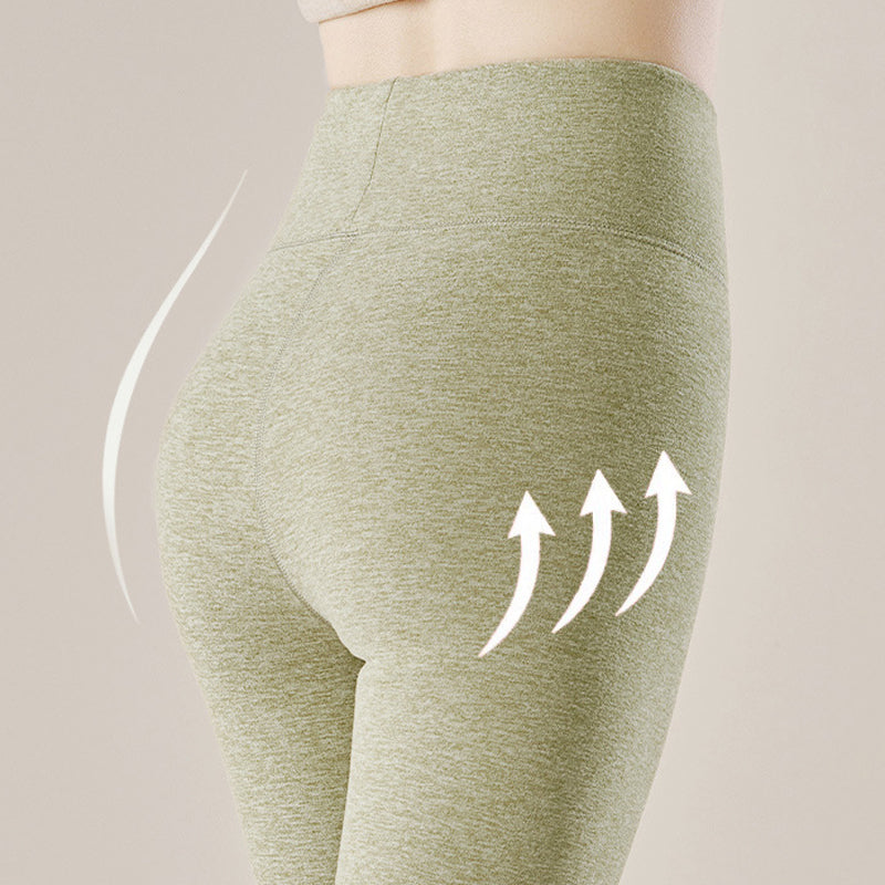 Behagelige svarte dameleggings, tykke og foret for optimal vintervarme.
