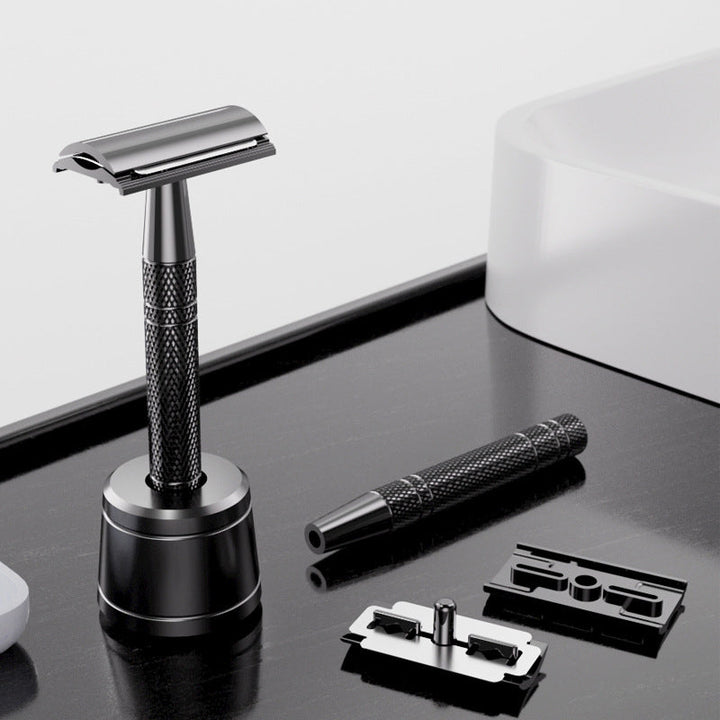 Elegant sikkerhetshøvel for menn; et must for klassisk barbering og daglig grooming.