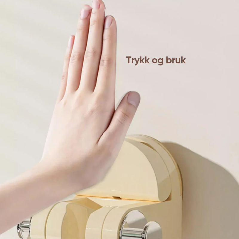 Smart oppbevaring på baderommet: Justerbar dusjhodeholder med sugekopp. Forbedrer din dusjopplevelse.
