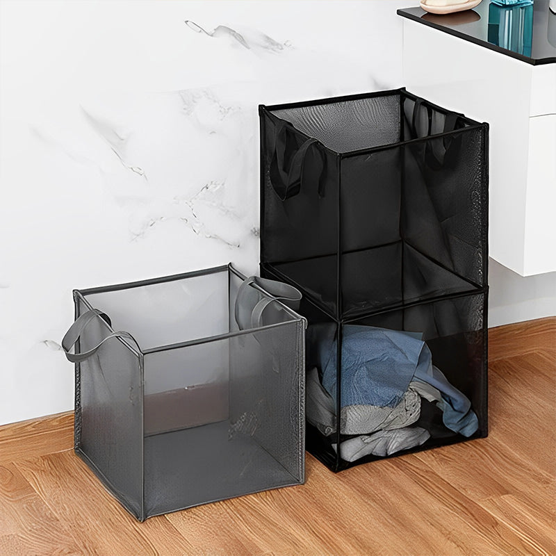 Organiser vaskerommet med denne praktiske, sammenleggbare skittentøyskurven i bærbar design.