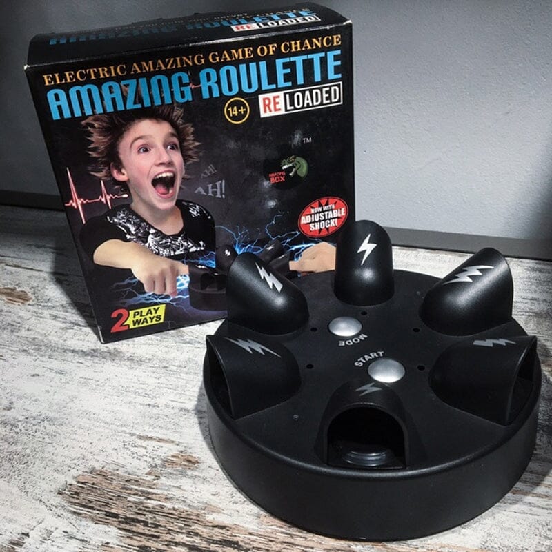 Voksenspill: Sjokk Roulette for spennende utfordringer.