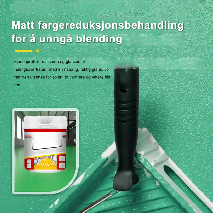 Reflekterende antiskli maling, slitesterk gulvmaling for trygge gangveier og ramper.
