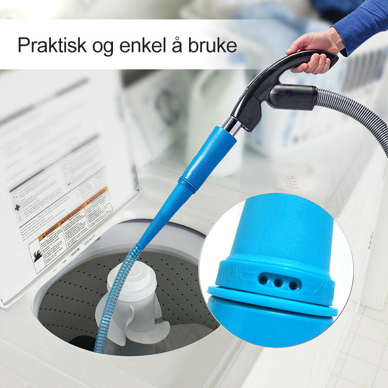 Enkel støvsugerslange for effektiv tørketrommelrengjøring og fjerning av lo.