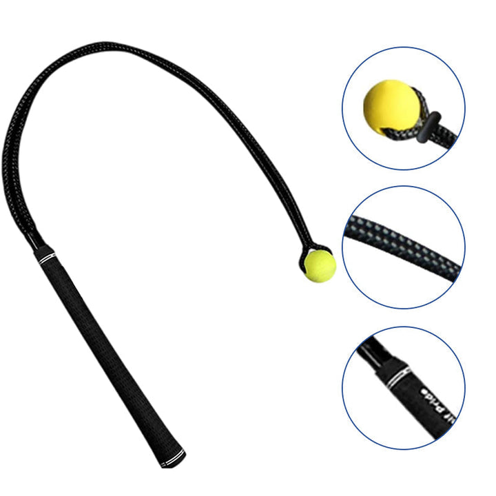 Ungdom og voksne forbedrer golfsvingen med denne svingtreneren. Ideell for utendørs golftrening.