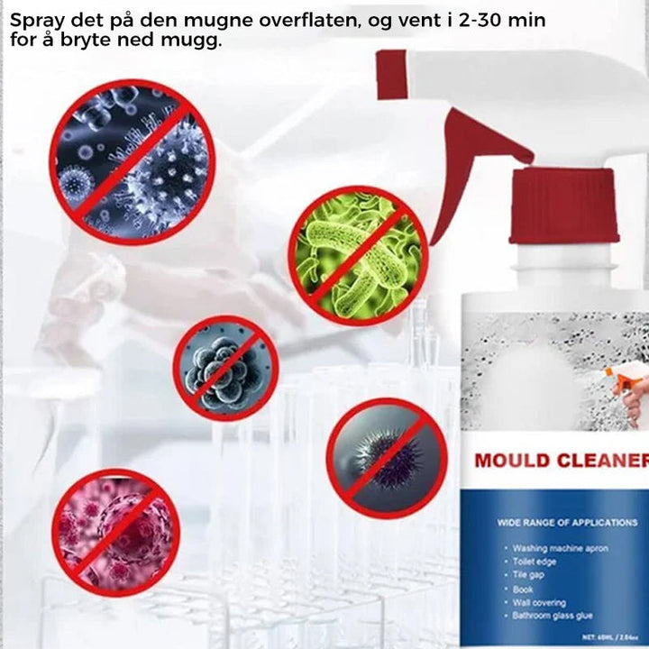 Oppnå et plettfritt og friskt hjem med dette kraftige muggrenseskummet. Ideell for husvask.