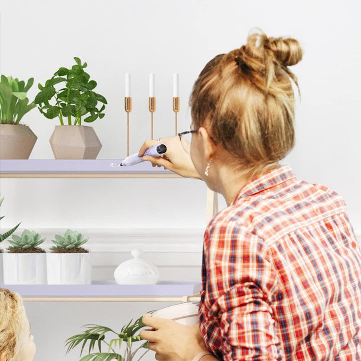 Løsning for stygge veggflekker: Fyllbar malingspenn for rask og effektiv hjemmefiks. Ditt nye favoritt verktøy.