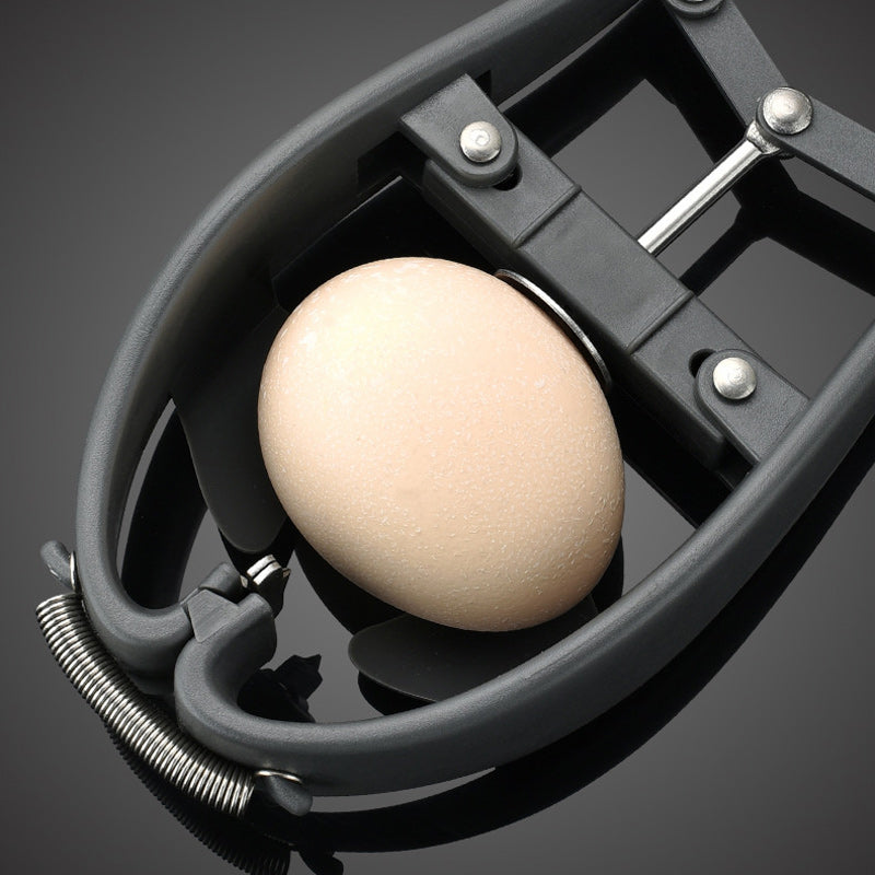 Kjøkkenverktøy: 2-i-1 eggeåpner og eggeskiller for effektiv håndtering av egg ved baking.