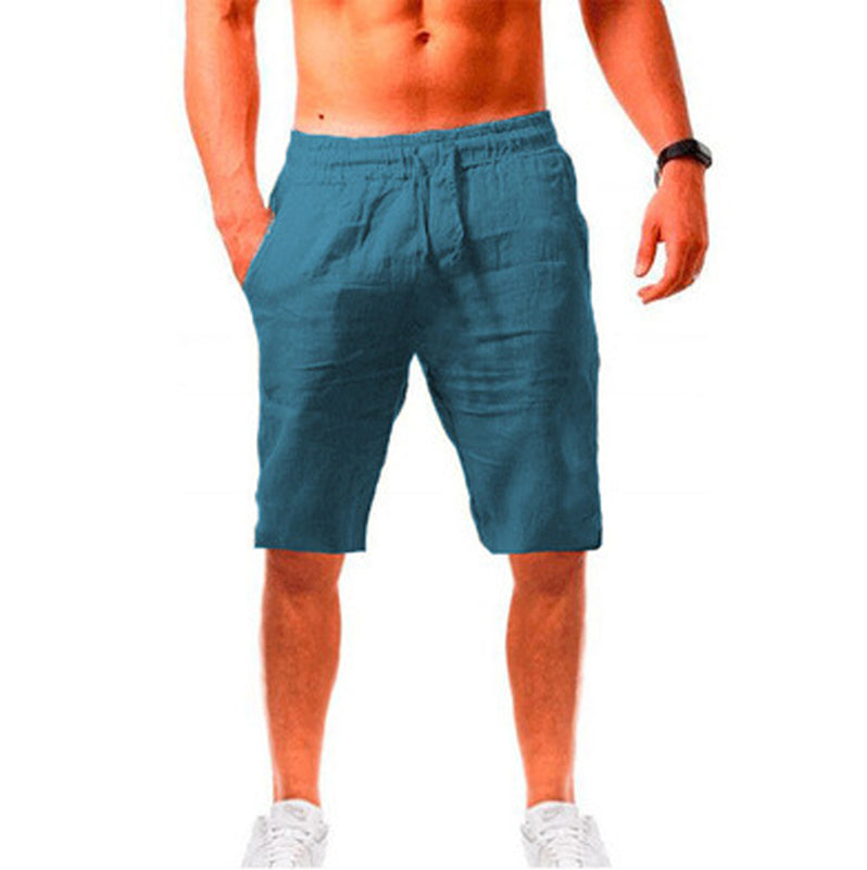 Herreklær: Behagelige og lette sommershorts for menn, ideell for hverdagsbruk og fritid.
