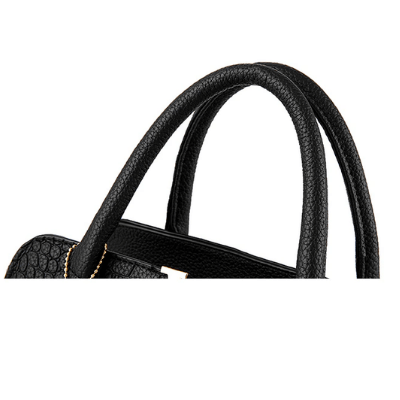Elegant PU-skinnveske med krokodillemønster, perfekt som en stilfull hverdagsvseke.