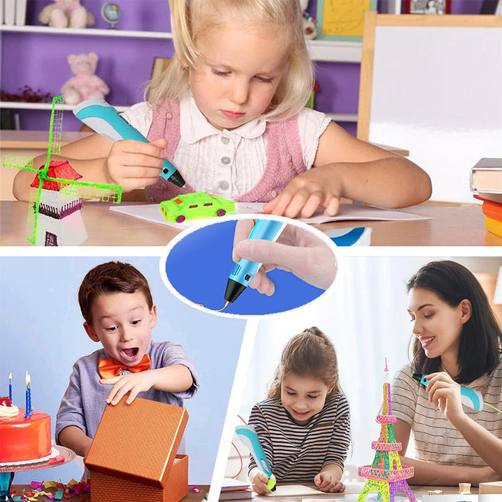 Enkel å bruke 3D-penn med tydelig veiledning, ideell for nybegynnere i 3D-kunst og modellering.