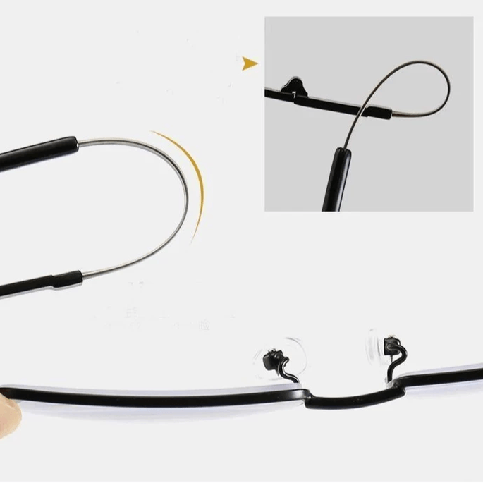 Sett med unisex progressive lesebriller med anti-blått lys, presentert for funksjon og stil.